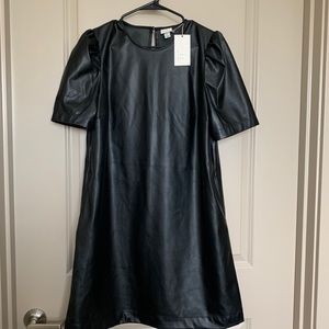 NWT a new day Faux Leather Dress